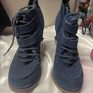 DV by Dolce Vita Blue Suede Boots